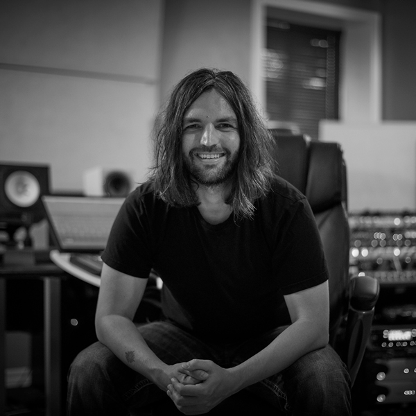 Picture of Terry smiling in his studio.